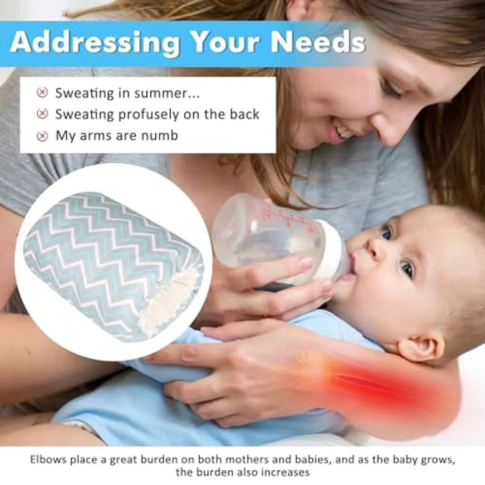 Cotton Nursing Pillow for Newborn Breastfeeding Mini Arm Pillow Baby Bottle Feeding for Maternity Mom Soft Baby Care Accessories