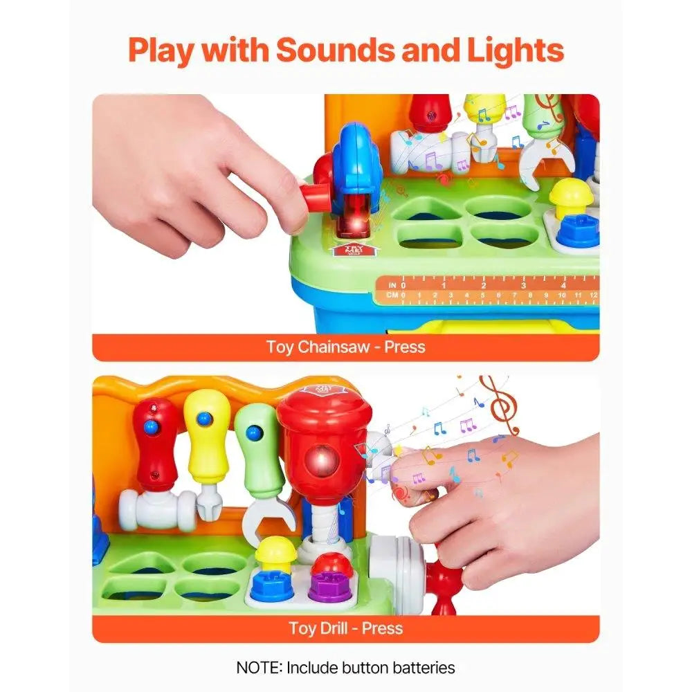 Musical Toy for toddler Learning Interactive Creative Kids Ages 2+ Early Education & Skill Development Workbench