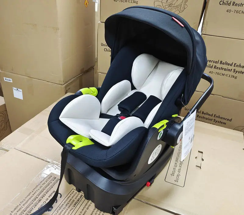 Baby Stroller Combo Car Seat,Baby Travel System with Isofix Base,Baby Carriage 3in1 Reversible Foldable Standard Stroller
