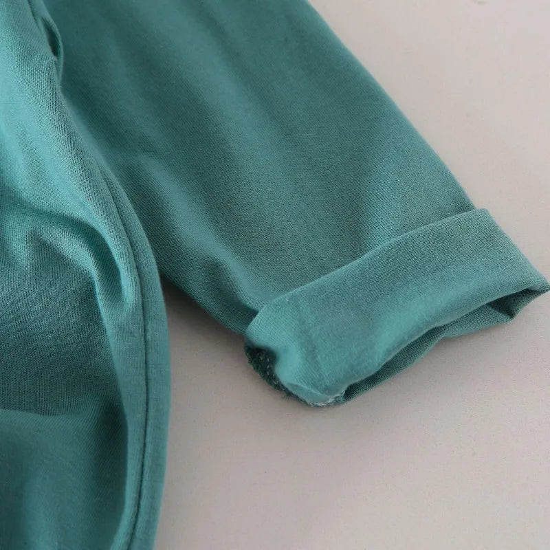 2-10Years Kids Base Shirt 2025 Spring Children's Cotton Girls' and Boys' Candy Color Long Sleeve Children's Round Neck T-shirt