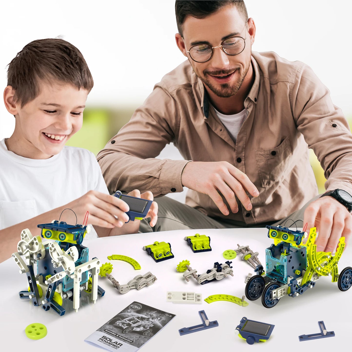 12-in-1 STEM Solar Robot Kit Toys for Kids,DIY Educational Toy Science Kits,Building Experiments Birthday Gifts for Boys Girls
