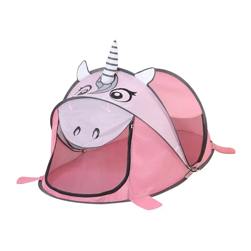 Cartoon Animal Children Play House Outdoors Pop Up Toy Tent Indoor Net Baby Ball Pit Pool New Portable Tiger kids' Tent Gifts