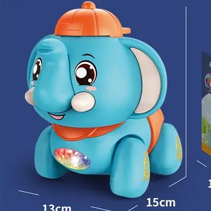 New Walking Traction Elephant Dancing Lights And Music Toddler Learning Crawling Educational Toys Creative And Fun Gifts