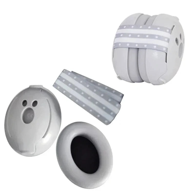 Baby Ear Protection for Babies Toddlers Elastic Noise Reduction Earmuffs Baby Headphones Against Hearing Damage Improves Sleep