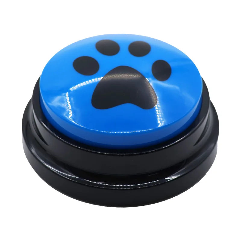 Dog Cat Communication Buttons Voice Recording Button for Pet Training Buzzer 30 Second Record Playback Interactive Pet Toys