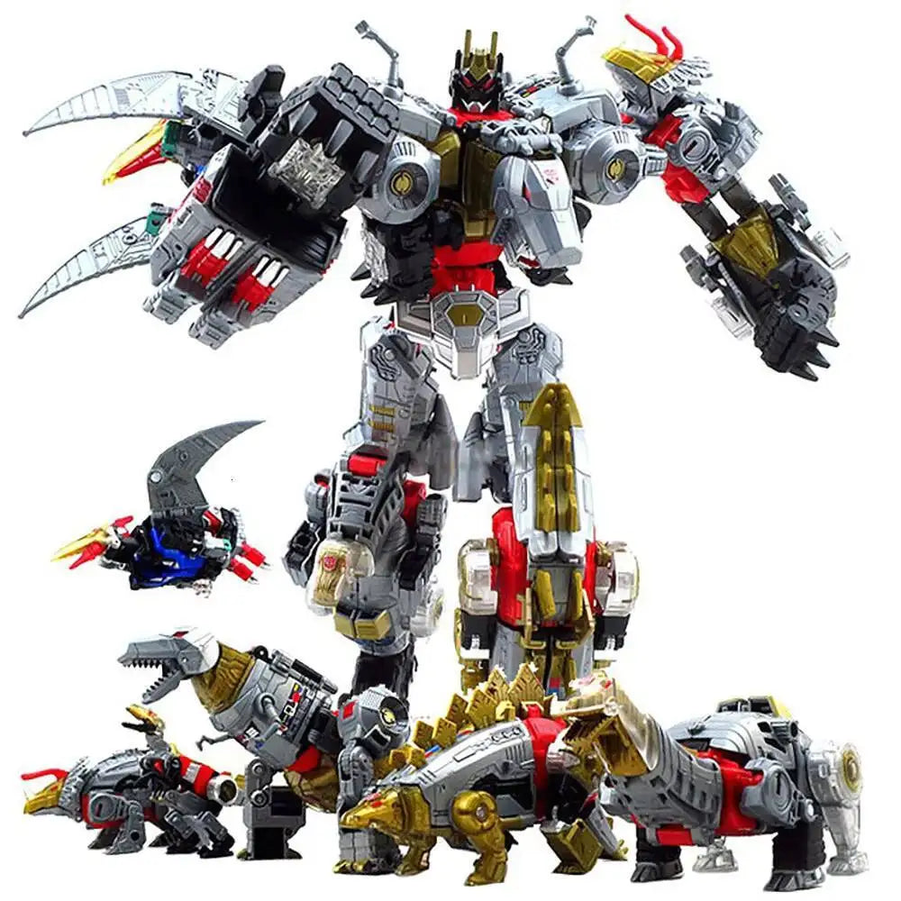 BMB Dinoking Dinobot G1 5in1 Transformation Action Figure Volcanicus Beast Grimlock Slag Sludge Snarl Swoop Slash Robot Toy Gift