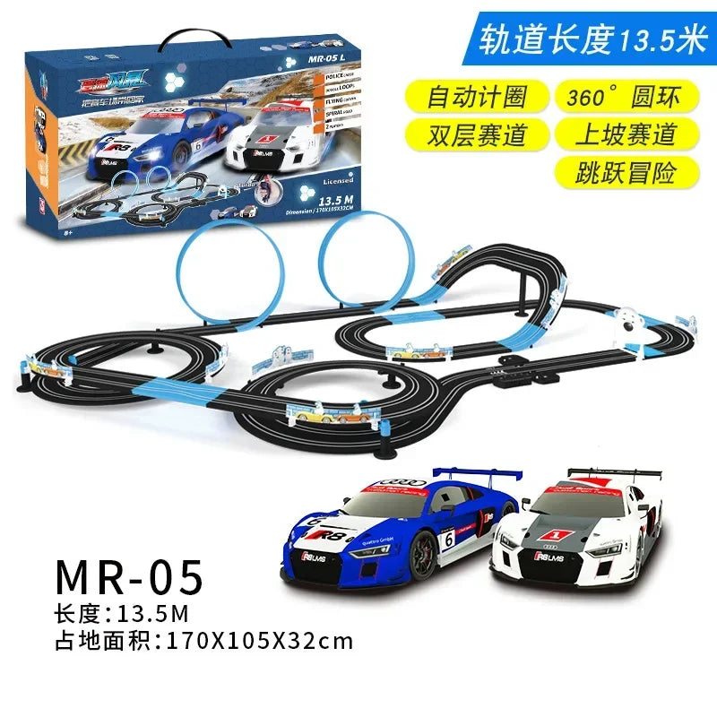 Toy Rc Set Racing Track Electric Double Remote Control Car Interactive Autorama Circuit Voiture Christmas Toy For Boy Children