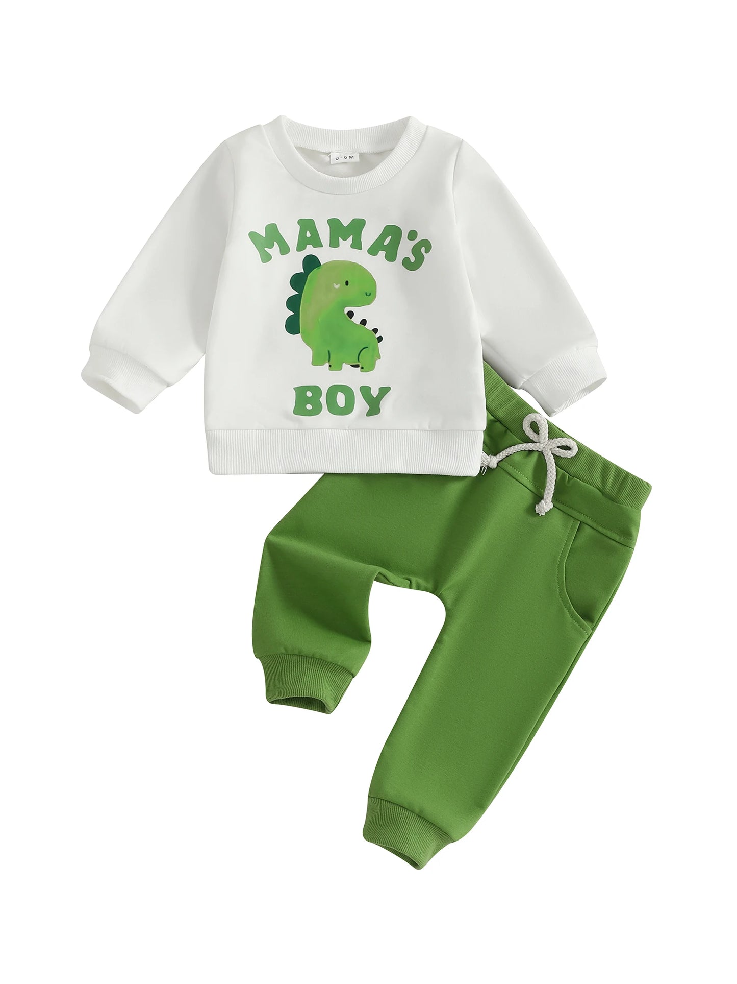 Baby Boy Autumn Clothes Cute Animal Pattern Hooded Sweatshirt Comfortable Elastic Waistband Trousers 2 Piece Outfit Set