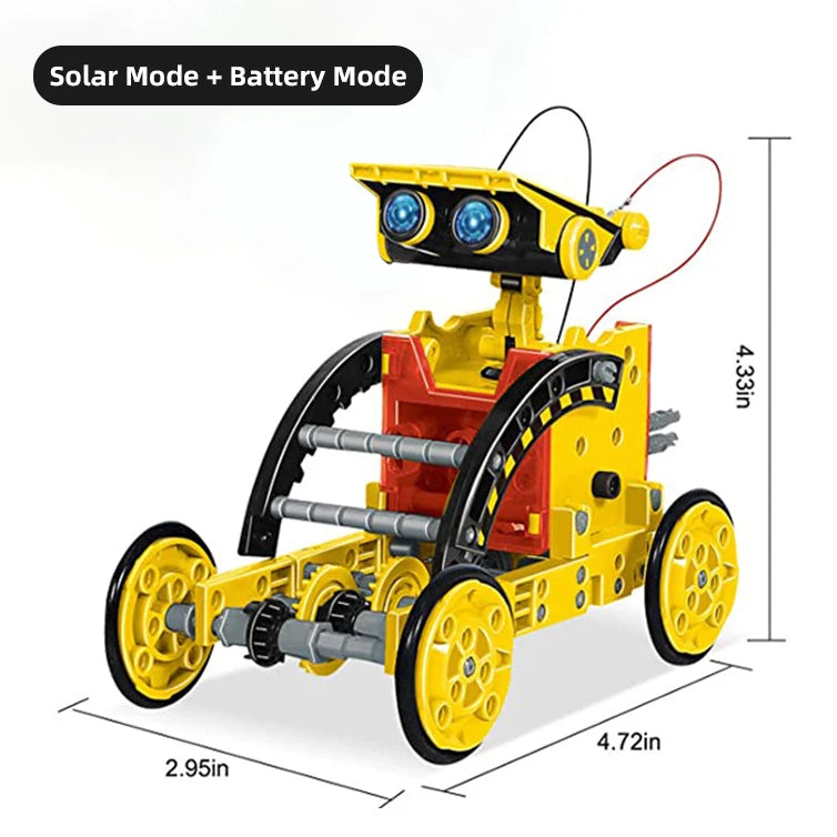 12 In 1 Science Experiment Solar Robot Toy STEM Toy Kits Education Robot Programming Experiment Outdoor Toys Children's Day Gift