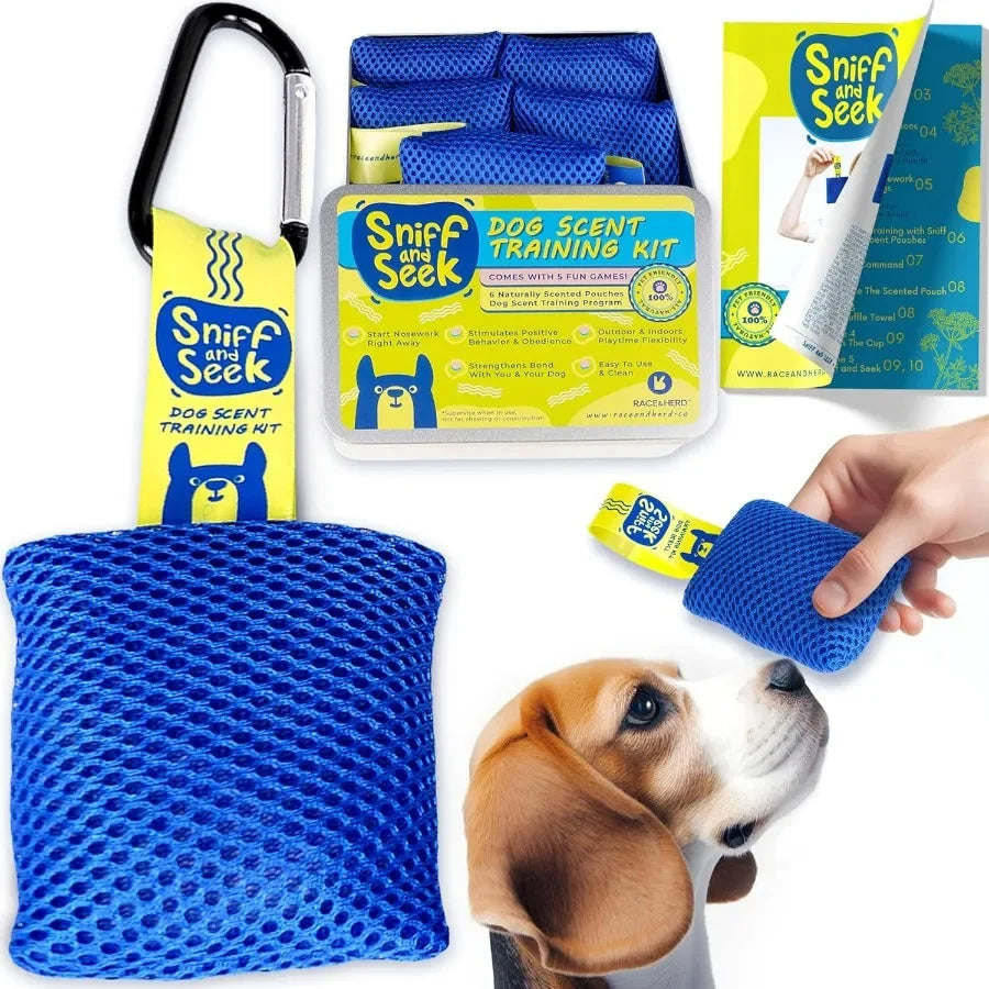 Dog Scent Training Kit Brain Training Games Nosework Toys Smell Training Kit for Loss of Smell Dog Training Kit for Scent Work