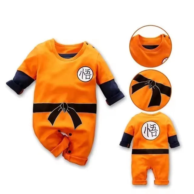 cosplay baby Infant Romper Boy Girl Anime Clothes Halloween Costume Kids Cotton Jumpsuit Toddler Overalls
