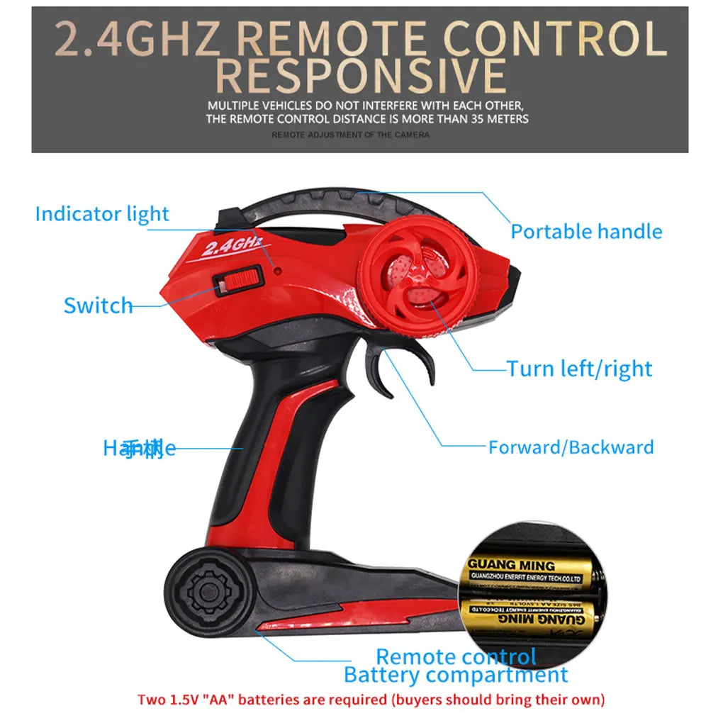 4WD Metal Alloy Body RC Truck Off-Road 4x4 2.4G 1/8 All Terrain Large Rock Crawler Remote Control Car Toys Gift for Children Toy