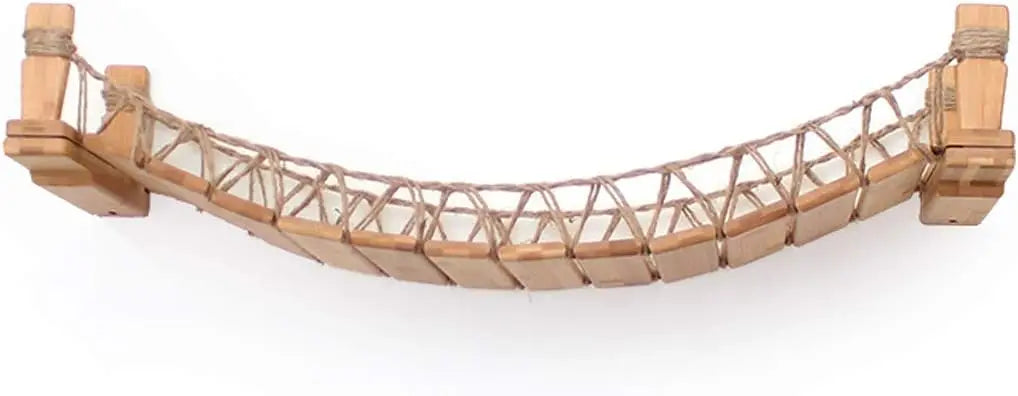 Cat Bridge Wall-Mounted Play and Lounge Toy Cat Tree Tower Alternative for Pets