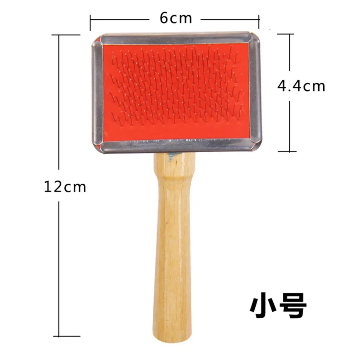 Steel Needle Wooden Handle Comb  Dog Cat Pets Yokie Gilling Brush Dog Rake Pet Brush Comb Massage Grooming Tools Accessories