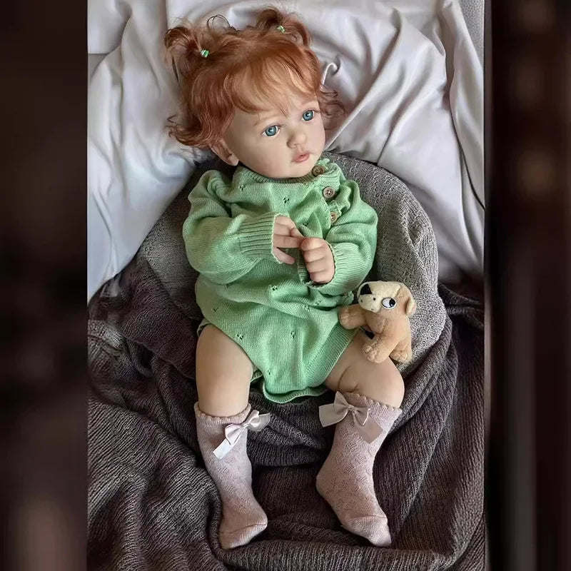 60cm Ayana Finished Doll Princess Girll As Picture Reborn Baby Doll Hand Paint Doll with Genesis Paint High Quality 3D Skin Toys