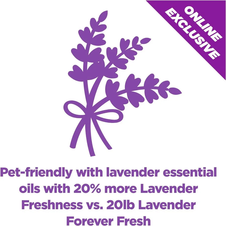 Essential Oil Infused Cat Litter | 18lbs Extra Freshness for Odor-Prone Litter Boxes