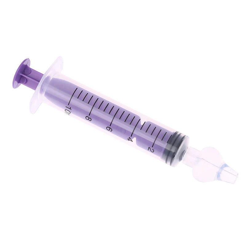 10ML Baby Syringe Silicone Nasal Aspirator Nasal For Baby Infant Safe Nasal Washer Needle Tube Cleaner Newborns Nose Cleaner