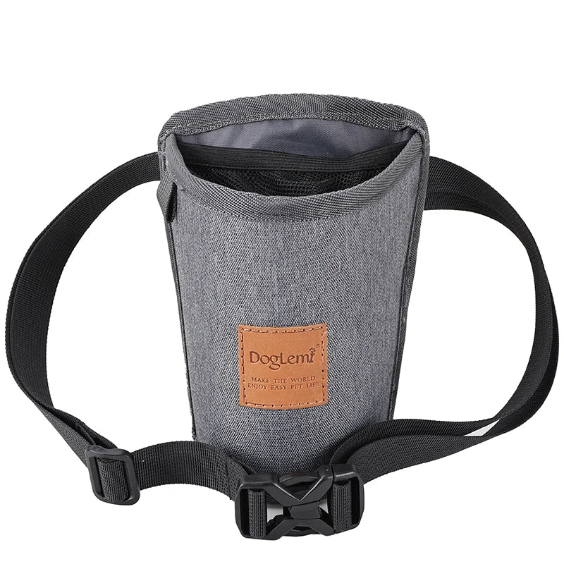 Portable Dog Snack Pocket Outdoor Walking Dog Snack Bag Pet Waist Pack Storage Pouch Puppy Training Bag Food Reward Pet Supplies