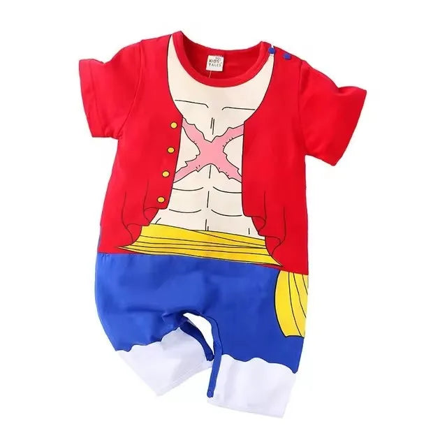 cosplay baby Infant Romper Boy Girl Anime Clothes Halloween Costume Kids Cotton Jumpsuit Toddler Overalls