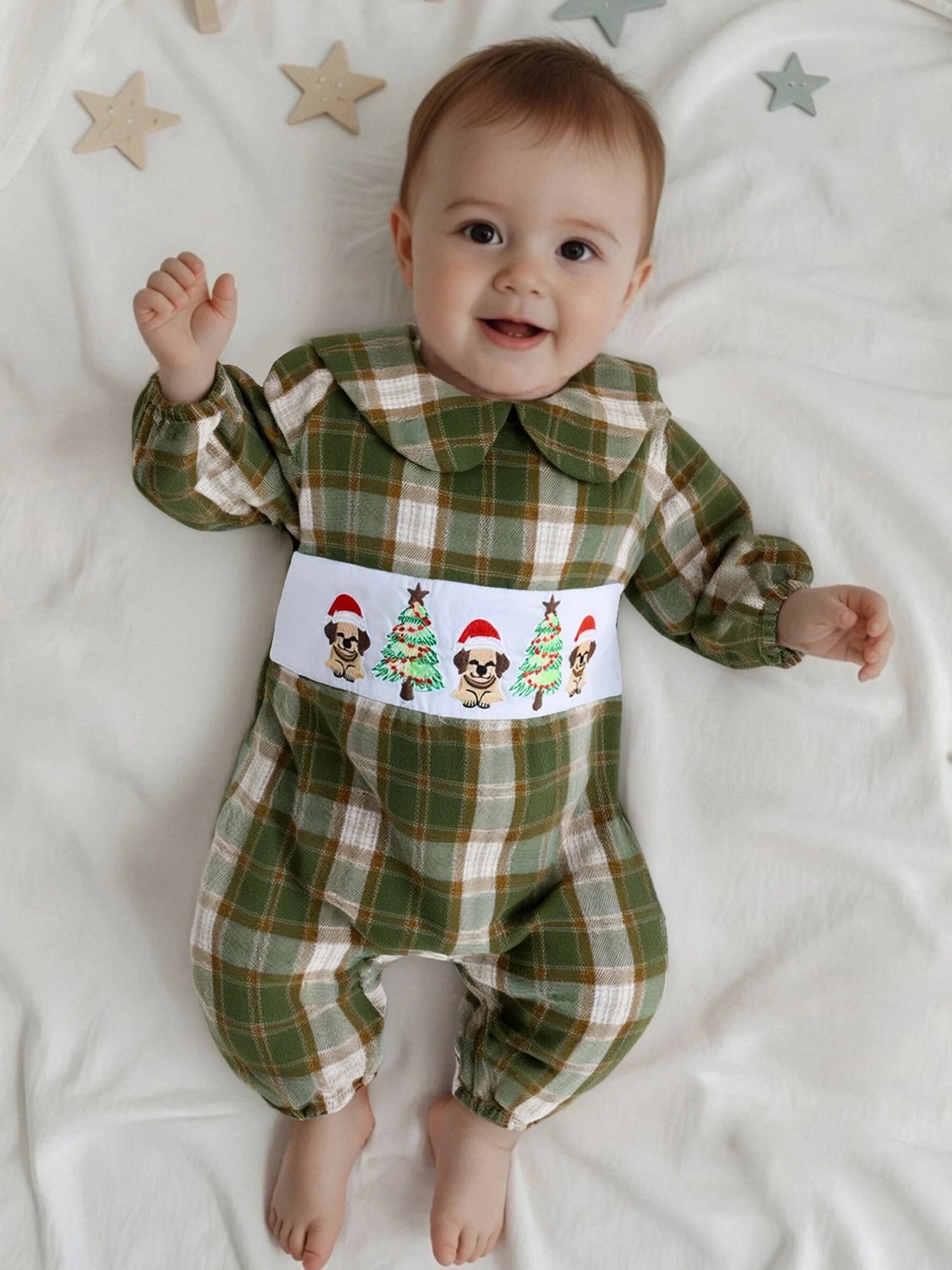 Christmas Reindeer Knit Sweater Toddler Boy Girl Winter Warm Pullover Jumper Xmas Elk Embroidered Cute Infant Clothes