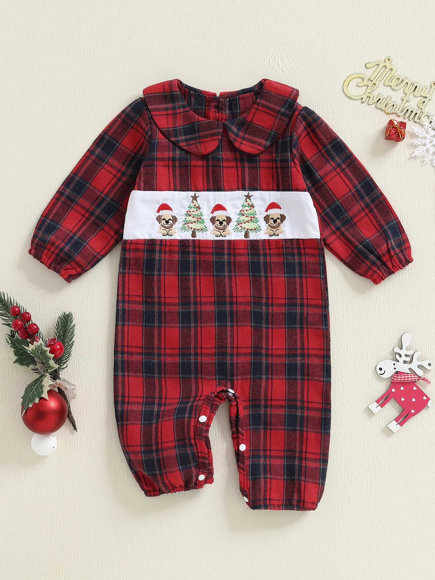 Christmas Reindeer Knit Sweater Toddler Boy Girl Winter Warm Pullover Jumper Xmas Elk Embroidered Cute Infant Clothes