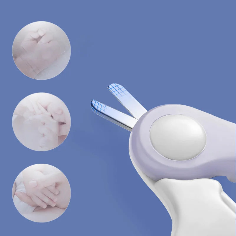 Children Manicure Kit Baby Nail Scissor Baby Nail Care Tool Set Kid Safe Portable Nail Clipper Trimmer File Tweezer with Box