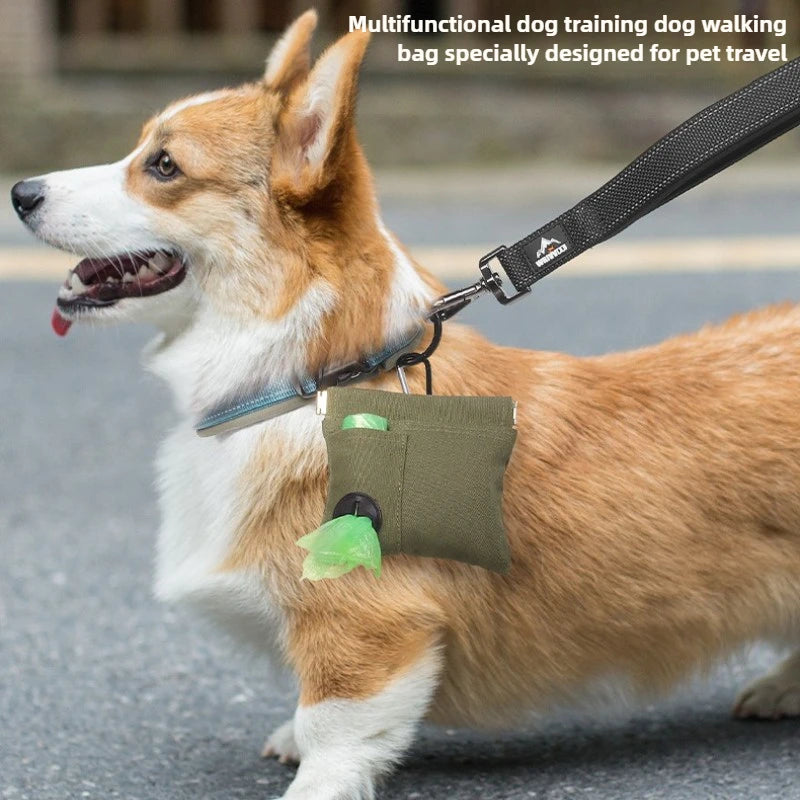 1PCS Pet Training Waist Bag Portable Outdoor Poo Bags Dog Training Bags Pet Snack Food Container Puppy Snack Reward Waist Bag