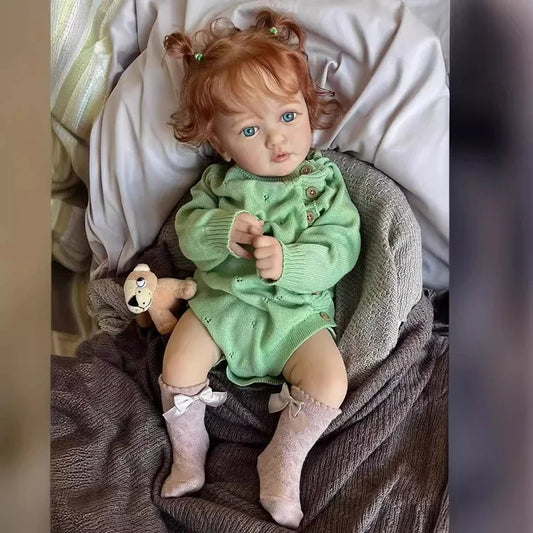 60cm Ayana Finished Doll Princess Girll As Picture Reborn Baby Doll Hand Paint Doll with Genesis Paint High Quality 3D Skin Toys