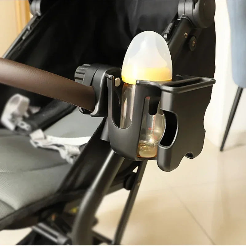 Pram Cup Holders Baby Stroller Water Cup Holder with Mobile Phone Holder Cart Carbicycle Pushchair Bottle Rack Phone Holders
