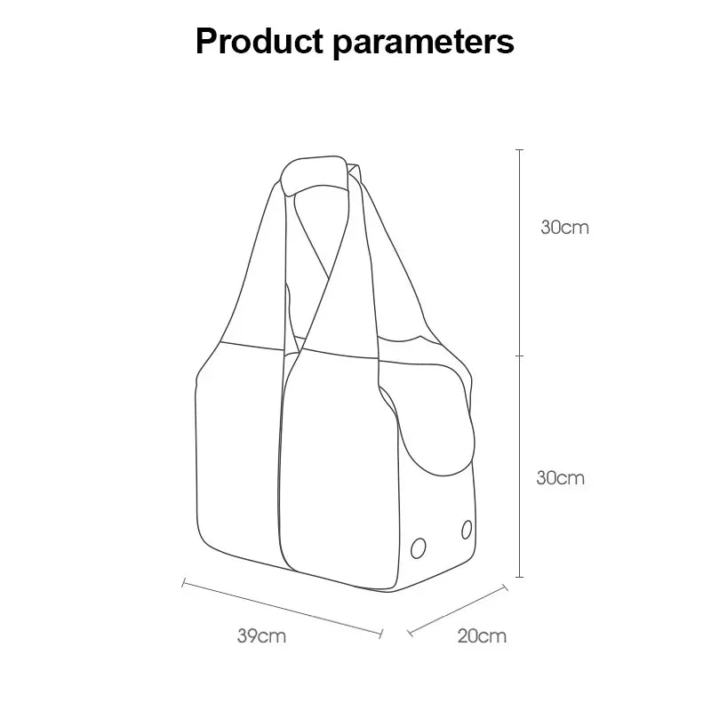 Pet Bag Folding Bags Cats Dog Breathable Folding Travel Cat Handbag Small Waterproof Shoulder Outdoor Carrying Shoulder Bag Dog