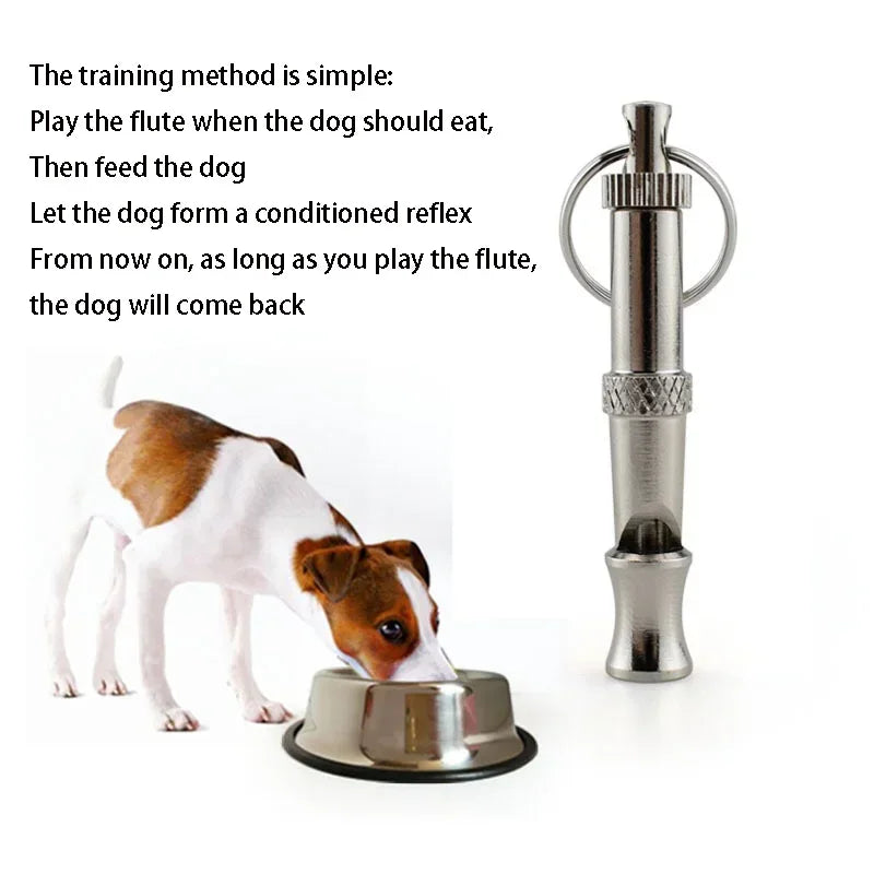 1PC Adjustable Training Dog Whistle Training Barking Control Deterrence Dog Flute Pet Training Supplies