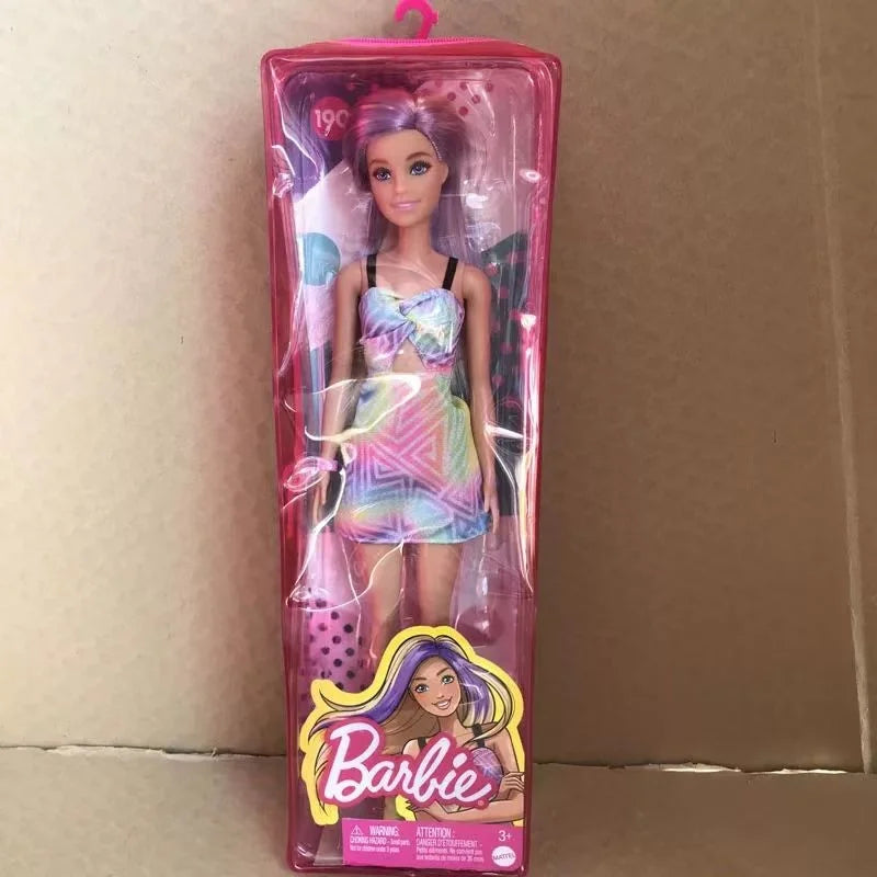 Barbie Fashion Expert Doll Princess Toy Set Birthday Gift For Girls Collectible Figures Fashion Dolls Kids Playhouse Accessories