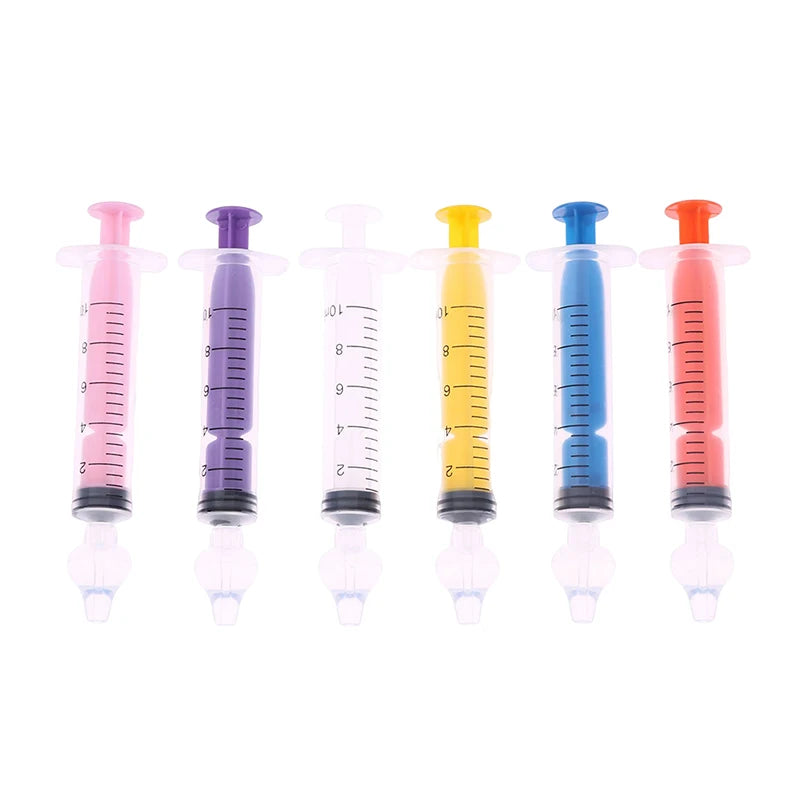 10ML Baby Syringe Silicone Nasal Aspirator Nasal For Baby Infant Safe Nasal Washer Needle Tube Cleaner Newborns Nose Cleaner