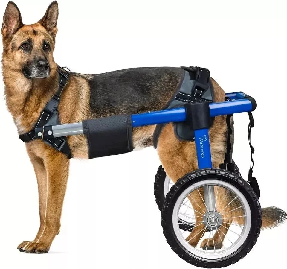 Dog Wheelchair For Back Legs Dog Wheelchair With All-Terrain Tires & Durable Bearings Large Dog Wheelchair For Back Legs