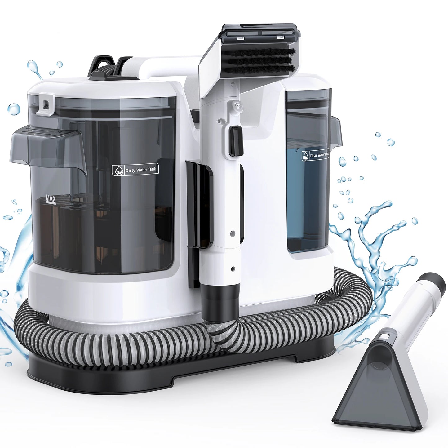 Lubluelu 2025 New 13500Pa Multi-Purpose Portable Carpet Cleaner Machine Toughest Stain Removal for Pet Hair Car Seat and Couch