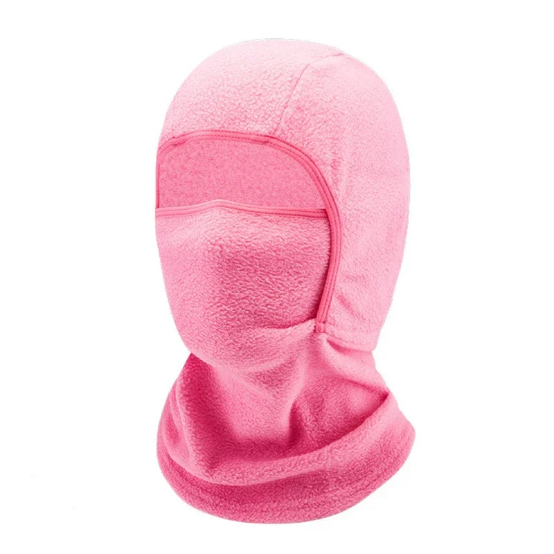 Kids Winter Fleece Balaclava Hat Thick Warm Windproof Outdoor Cycling for Boys Girls