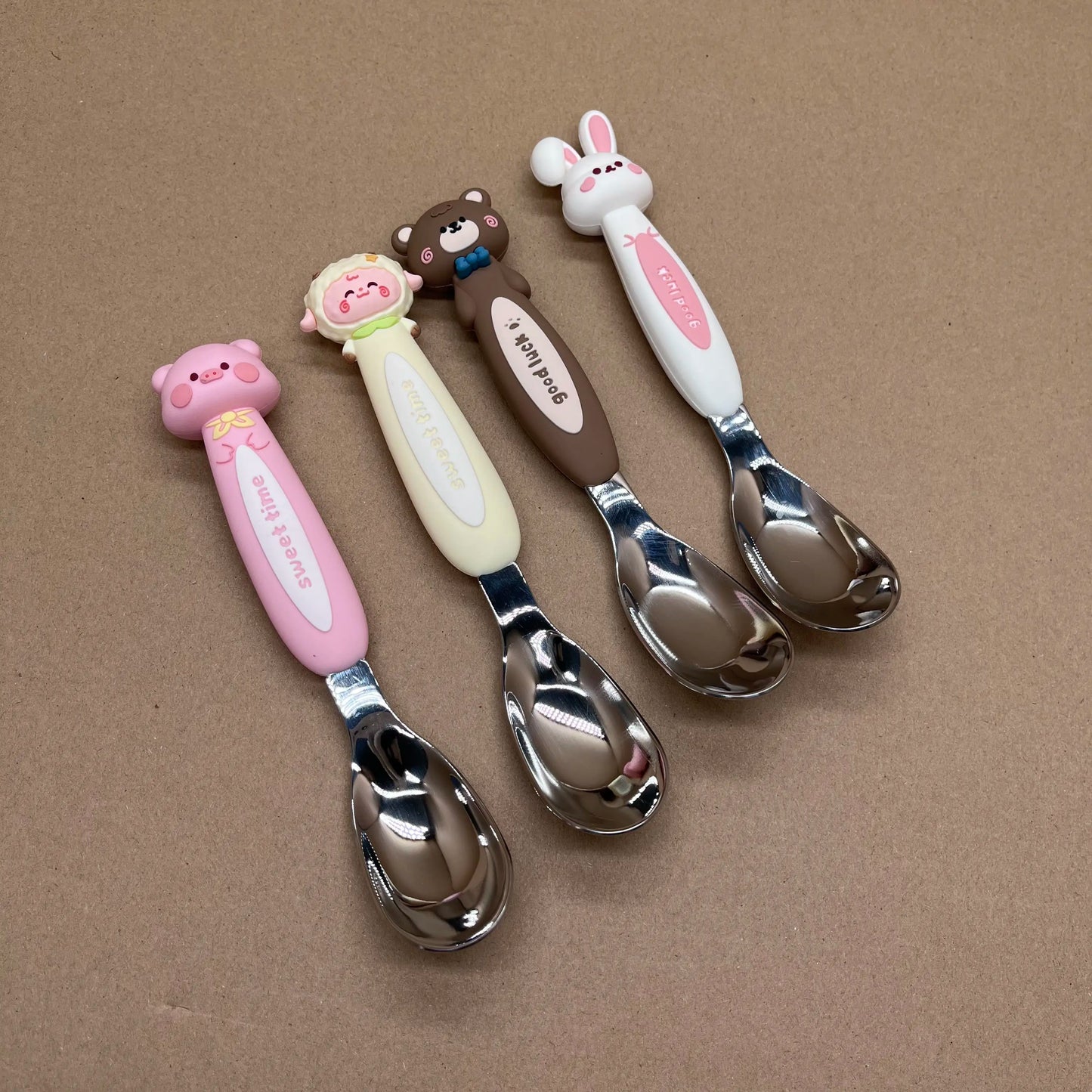 316 Stainless Steel Baby Spoon for Feeding And Training - Child's Dining Utensils for Toddlers