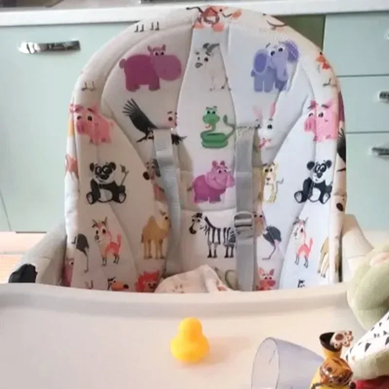 Cartoon Baby Chair Cushion Oxford Cover Compatible for Prima Pappa Siesta Baoneo Dinner Chair Seat Baby Seat Cushion Accessories