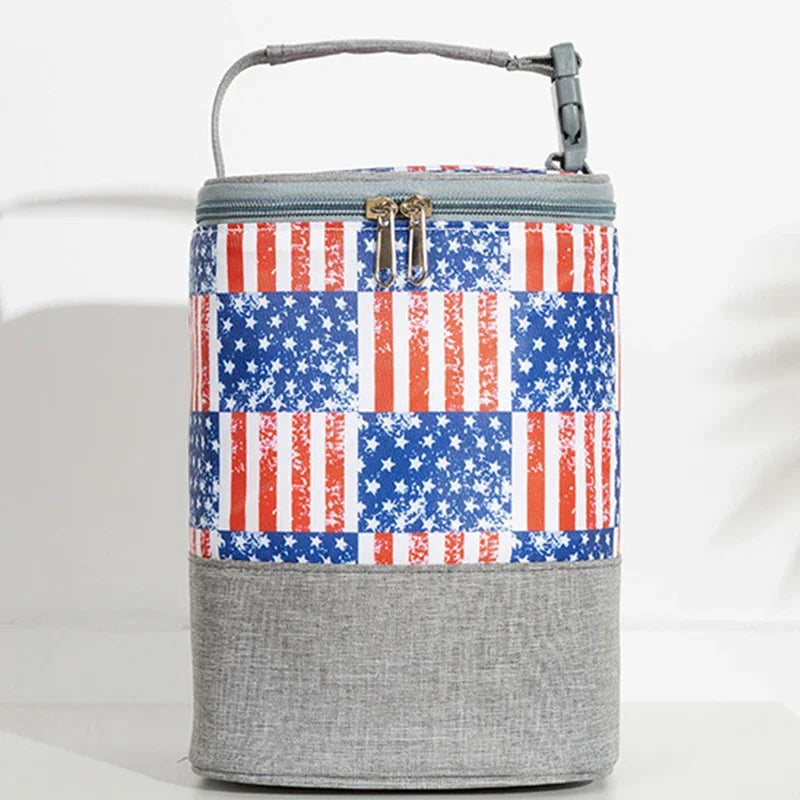 Baby Insulation Breast Milk Bottle Thermal Bag Portable Dot Mummy Travel Infant Feeding Milk Keep Warm Stroller Hang Tote