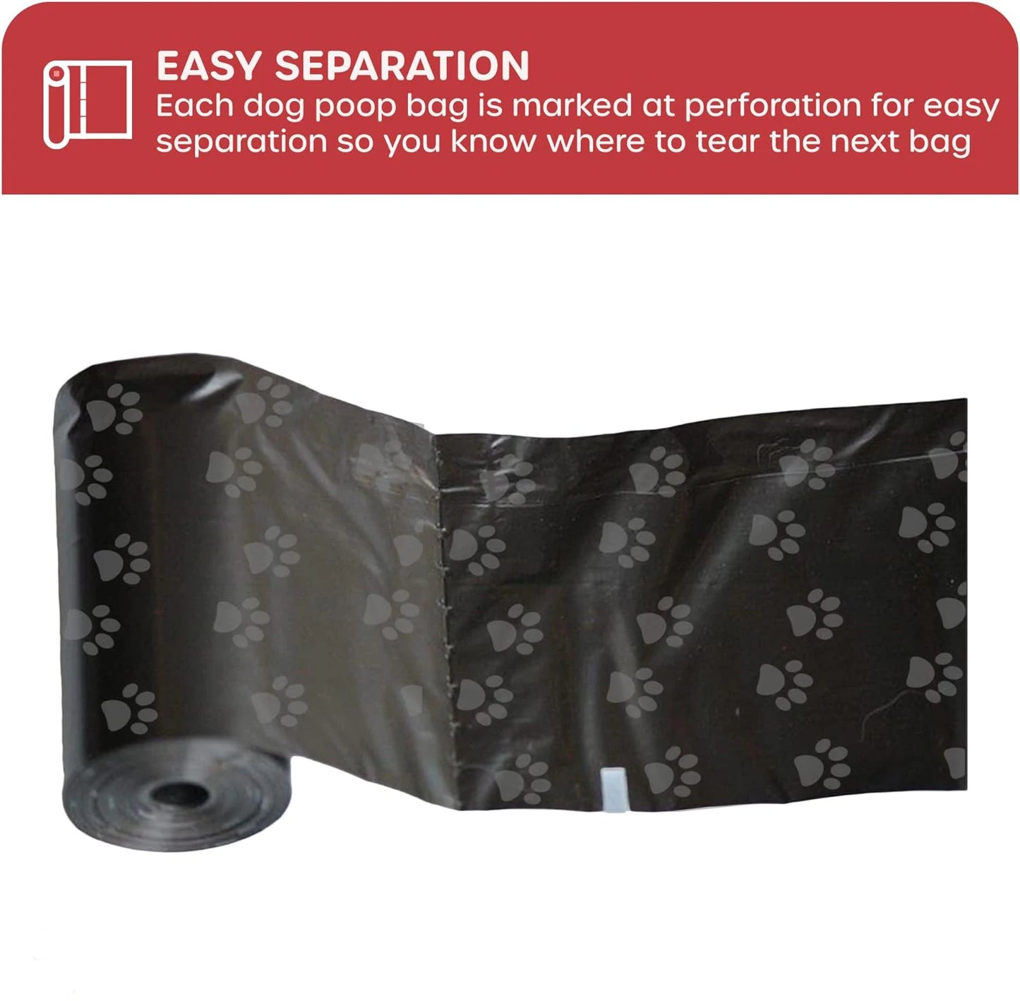 Biodegradable Dog Poop Bags 1/3/5/10/15Rolls Outdoor Cleaning Waste Bag with Breakpoint, Puppy Cat Animal Stool Bag Pet Supplies