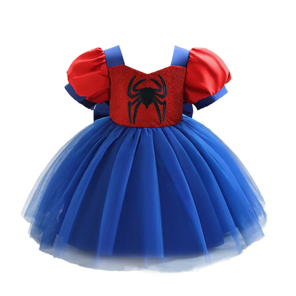 Princess Dress for Baby Girl Children Performance Clothing Baby Birthday Party Puffy Dress With Headband Christmas Costume 6M-3Y