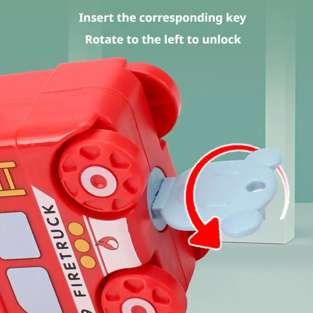 Montessori Lock and Key Train Set, Educational Toys for Toddlers 1-3, Baby Learning Train with Keys Matching Game