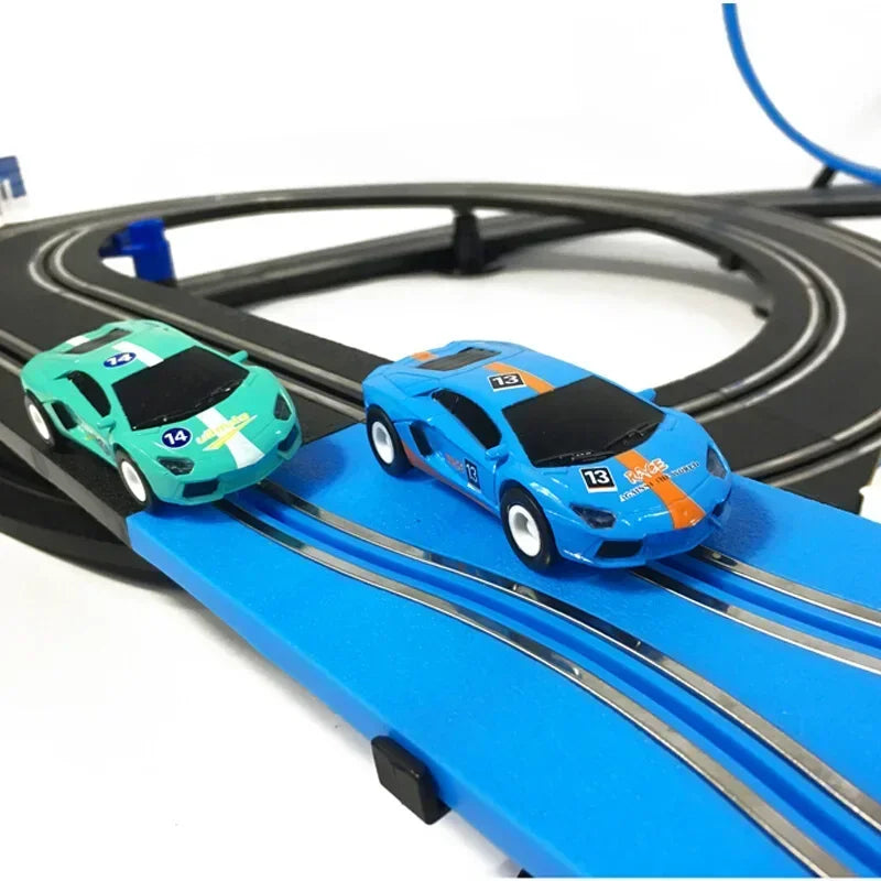Toy Rc Set Racing Track Electric Double Remote Control Car Interactive Autorama Circuit Voiture Christmas Toy For Boy Children