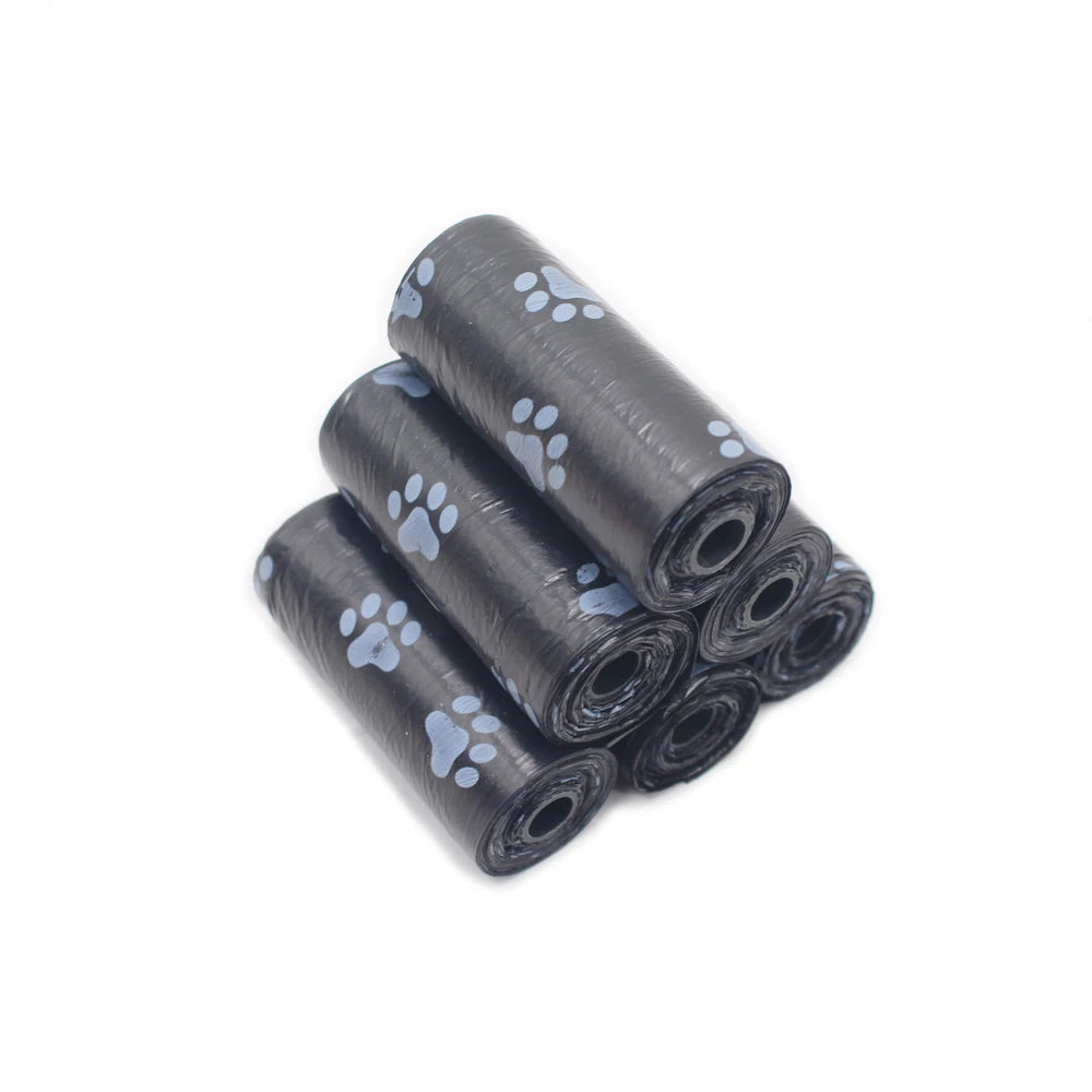 Biodegradable Dog Poop Bags 1/3/5/10/15Rolls Outdoor Cleaning Waste Bag with Breakpoint, Puppy Cat Animal Stool Bag Pet Supplies
