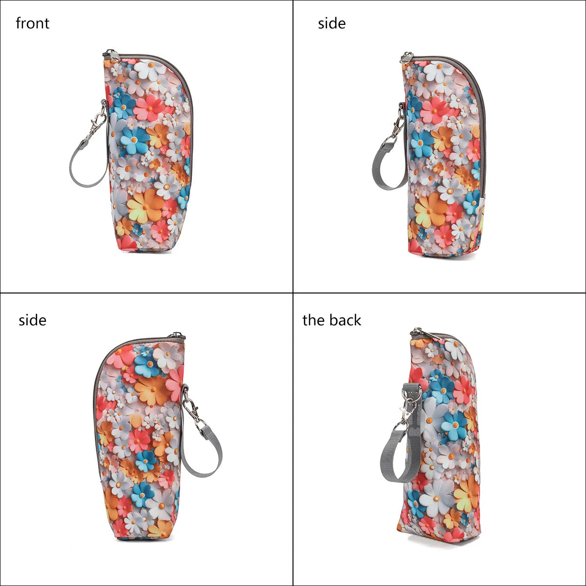 New Baby Bottle Bag Bottle Warmer Baby Feeding 3D Pattern Aluminum Mold Insulation Stroller Hanging Bag For Storage Cups Drinks