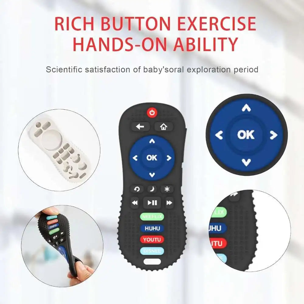 Montessori Baby Toysfor 6-36 Months - Pull String Teether, Analog Cell Phone, Sensory Shapes Simulation Remote Control