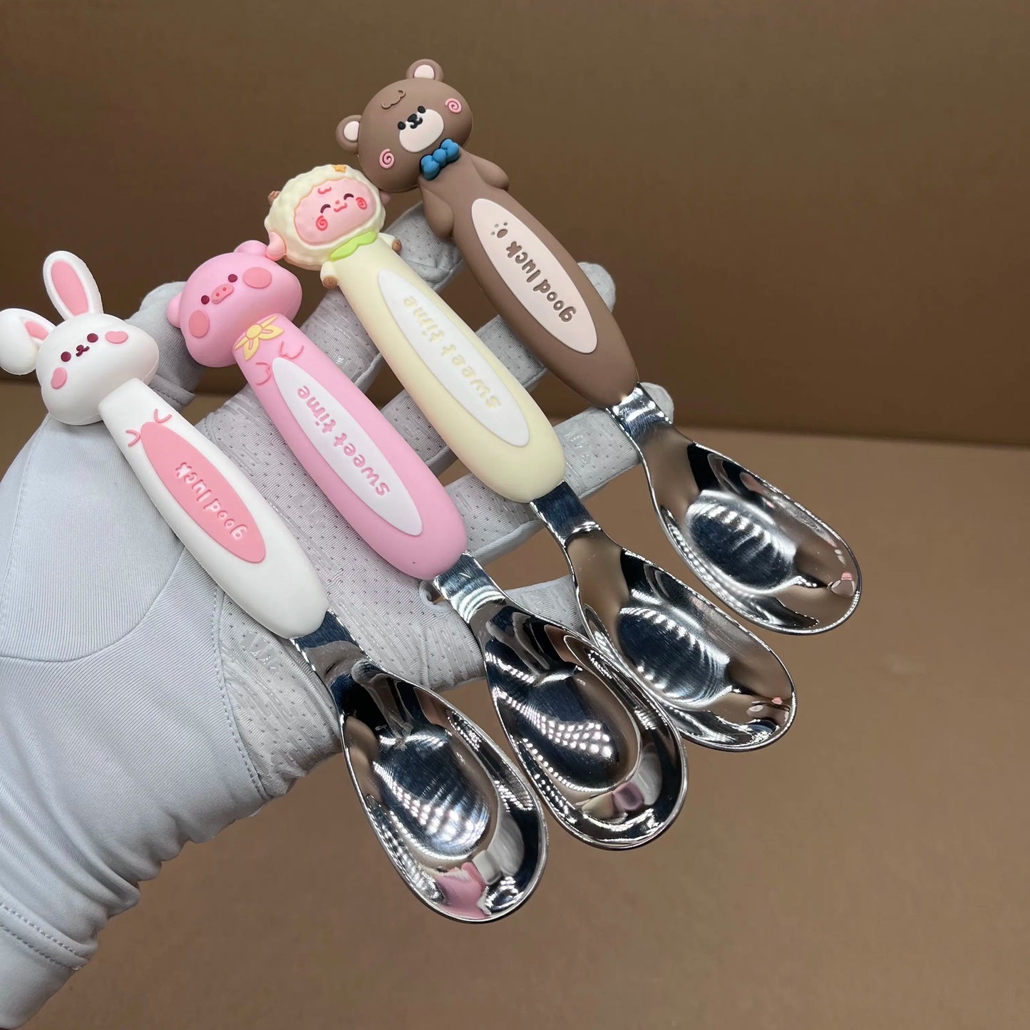 316 Stainless Steel Baby Spoon for Feeding And Training - Child's Dining Utensils for Toddlers