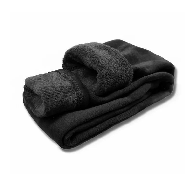 Sweet Leggings Girls Dot Velvet Pants Autumn Winter Kids Cotton Stretch Warm Trousers Baby Girls Elastic Waist Slim Pants