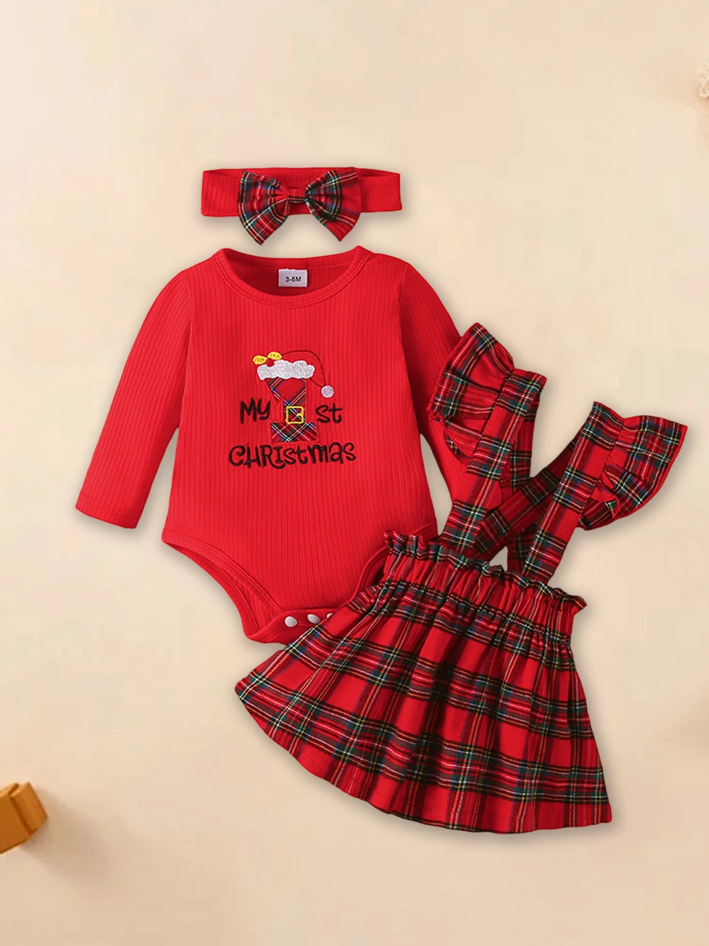 Toddler Boy Christmas Outfits Long Sleeve Shirt Plaid Pants Bowtie Set Kids Clothes Holiday Party Costume