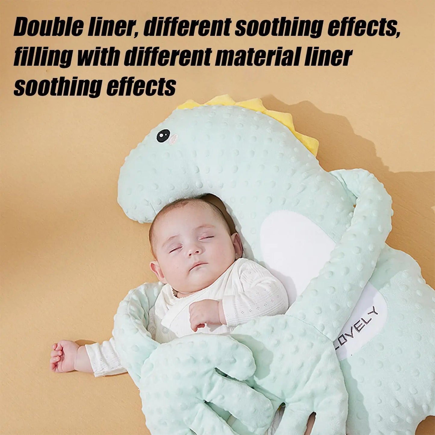 Baby Soothing Palm Multi-Functional Sleep Soothers 3 Gear Adjustable Electric Doll with Remote Control for Baby Boys Girls